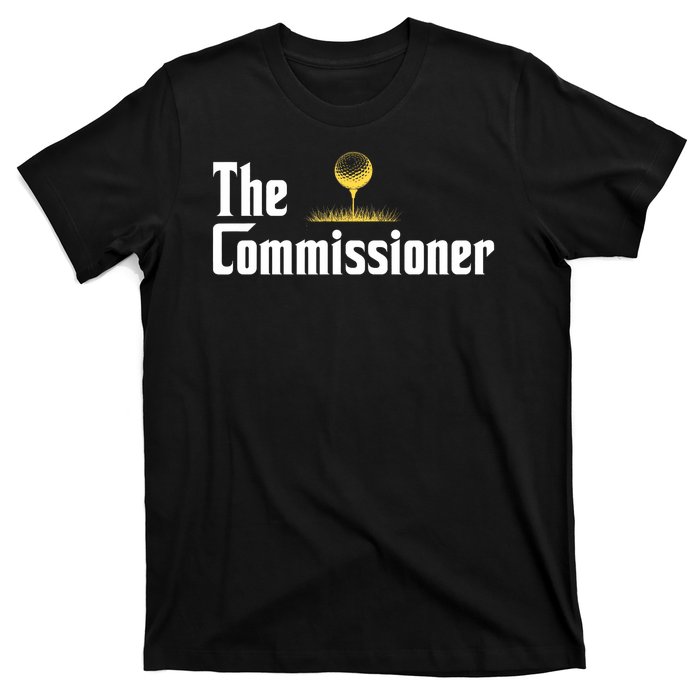 Funny Golfer The Commissioner Golf League Golfing T-Shirt