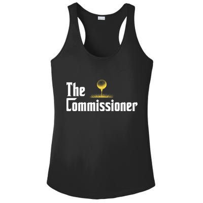 Funny Golfer The Commissioner Golf League Golfing Ladies PosiCharge Competitor Racerback Tank
