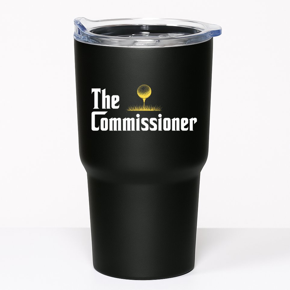 Funny Golfer The Commissioner Golf League Golfing Tumbler