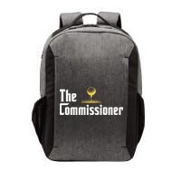 Funny Golfer The Commissioner Golf League Golfing Vector Backpack