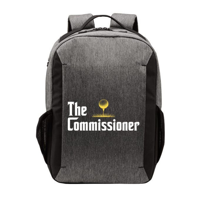 Funny Golfer The Commissioner Golf League Golfing Vector Backpack