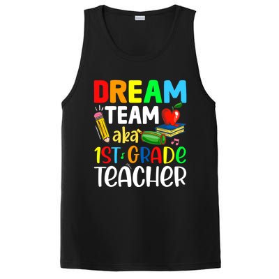 First Grade Teachers Dream Team Aka 1St Grade Teacher Gift PosiCharge Competitor Tank