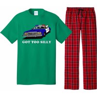 Funny Got Too Silly Goose Pajama Set