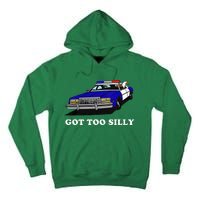 Funny Got Too Silly Goose Tall Hoodie