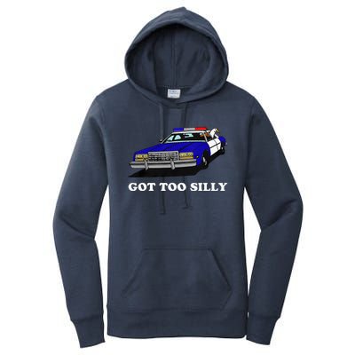 Funny Got Too Silly Goose Women's Pullover Hoodie