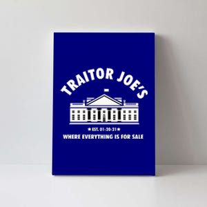 Funny Gift Traitor Joes Est 01 20 21 Gift Canvas