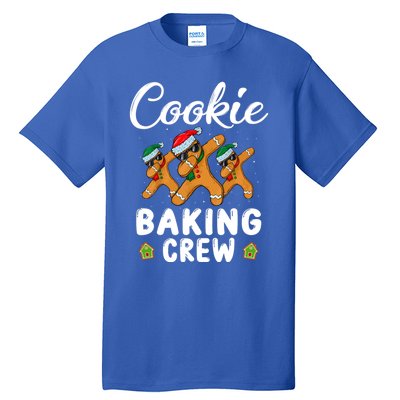 Funny Gingerbread Team Cookie Baking Crew Christmas Family Meaningful Gift Tall T-Shirt