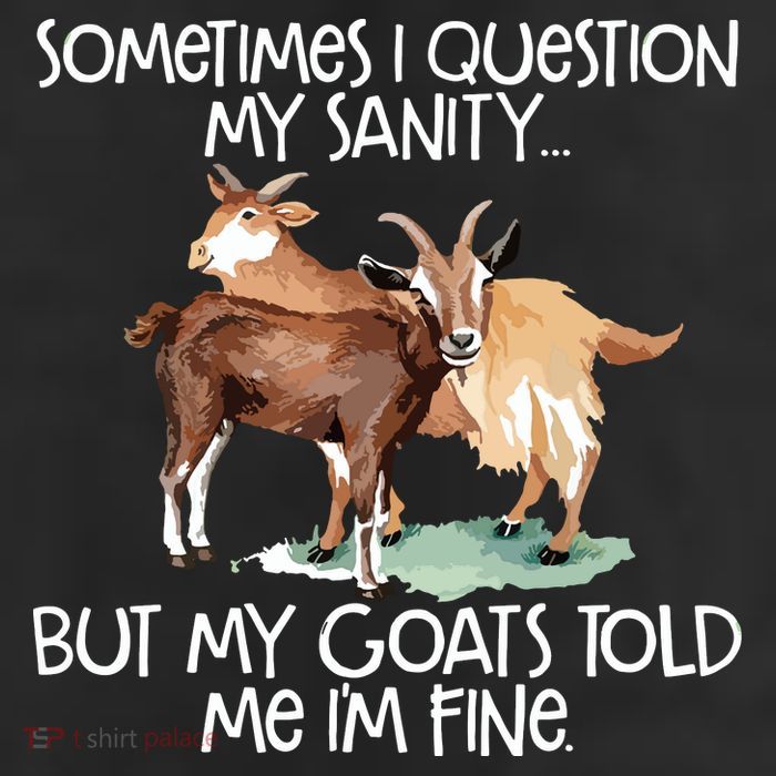 Funny Goat Tee For Crazy People Who Speak With Goats Adult Drive Performance Visor
