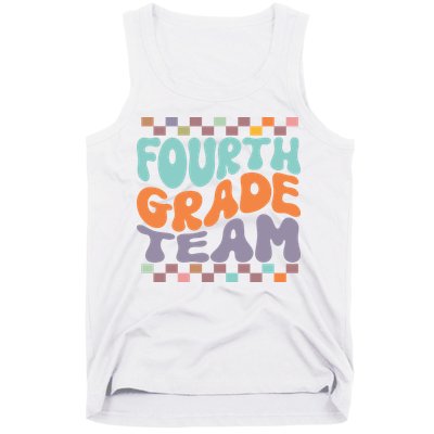 Fourth Grade Team Teacher Student Back To School 4th Grade Gift Tank Top