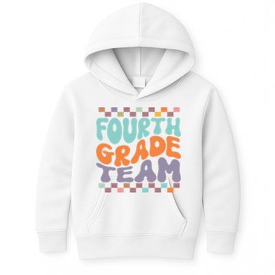 Fourth Grade Team Teacher Student Back To School 4th Grade Gift Kids Hoodie