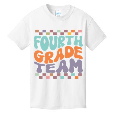 Fourth Grade Team Teacher Student Back To School 4th Grade Gift Kids T-Shirt