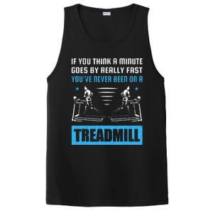 Funny Gym Treadmill Saying Gift Humorous Treadmill Lover Gif PosiCharge Competitor Tank