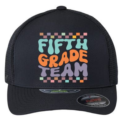 Fifth Grade Team Teacher Student Back To School 5th Grade Gift Flexfit Unipanel Trucker Cap