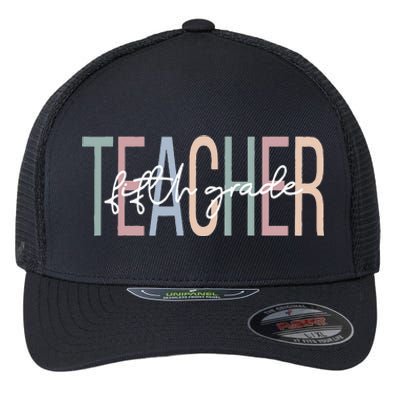 Fifth Grade Teacher Boho 5th Grade Teacher Flexfit Unipanel Trucker Cap