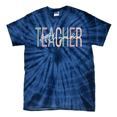 Fifth Grade Teacher Boho 5th Grade Teacher Tie-Dye T-Shirt