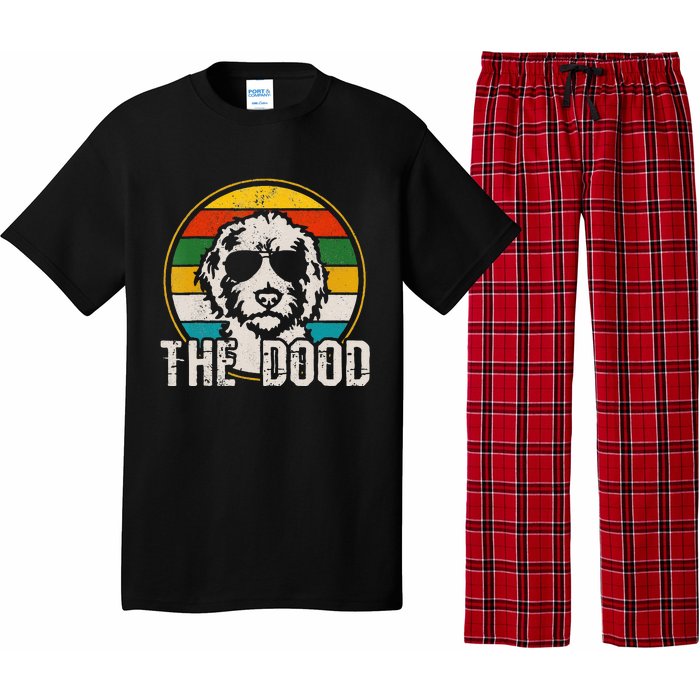 Funny Goldendoodle The Dood Vintage Dog Pajama Set