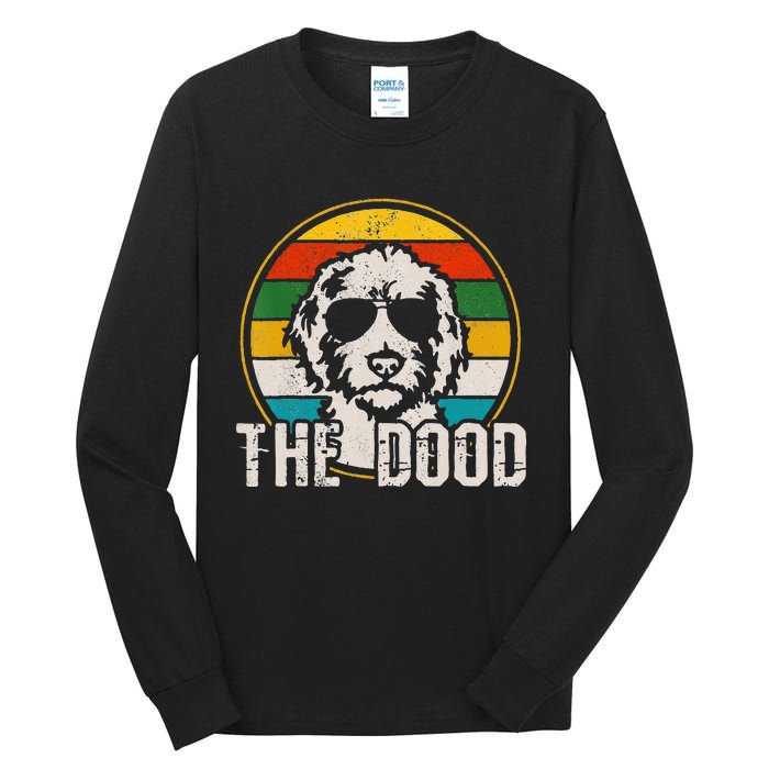 Funny Goldendoodle The Dood Vintage Dog Tall Long Sleeve T-Shirt