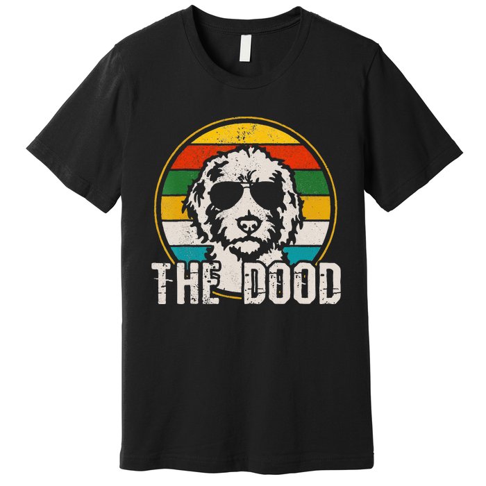 Funny Goldendoodle The Dood Vintage Dog Premium T-Shirt