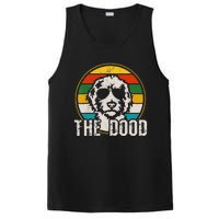 Funny Goldendoodle The Dood Vintage Dog PosiCharge Competitor Tank