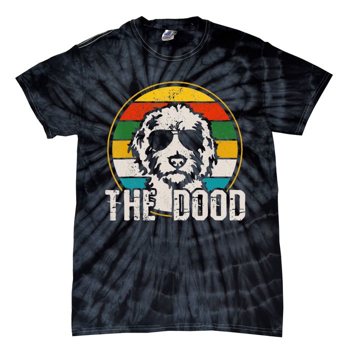 Funny Goldendoodle The Dood Vintage Dog Tie-Dye T-Shirt