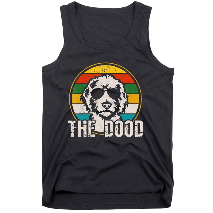 Funny Goldendoodle The Dood Vintage Dog Tank Top