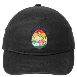 funny Gudetama the Lazy Egg Camping Going Nowhere 7-Panel Snapback Hat