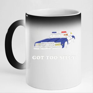 Funny Got Too Silly Goose Couple Cute 11oz Black Color Changing Mug