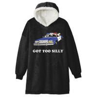 Funny Got Too Silly Goose Couple Cute Hooded Wearable Blanket