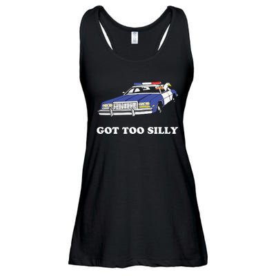 Funny Got Too Silly Goose Couple Cute Ladies Essential Flowy Tank