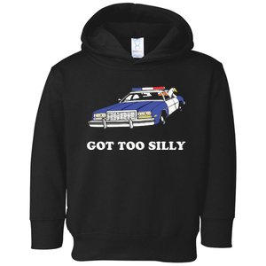 Funny Got Too Silly Goose Couple Cute Toddler Hoodie