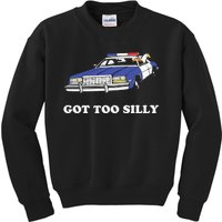 Funny Got Too Silly Goose Couple Cute Kids Sweatshirt