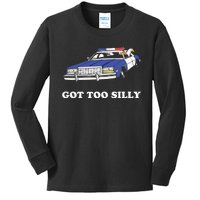 Funny Got Too Silly Goose Couple Cute Kids Long Sleeve Shirt