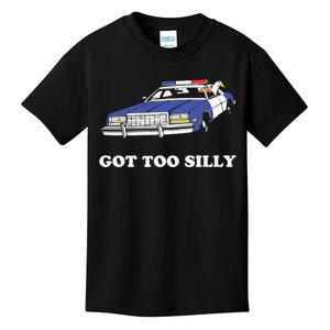 Funny Got Too Silly Goose Couple Cute Kids T-Shirt