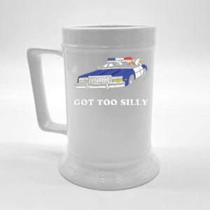 Funny Got Too Silly Goose Couple Cute Beer Stein