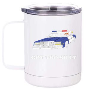 Funny Got Too Silly Goose Couple Cute 12 oz Stainless Steel Tumbler Cup