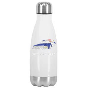 Funny Got Too Silly Goose Couple Cute Stainless Steel Insulated Water Bottle