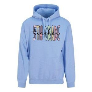 Fifth Grade Teacher Appreciation 5Th Grade Crew Gift Unisex Surf Hoodie