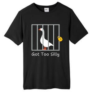 Funny Got Too Silly Silly Goose Tall Fusion ChromaSoft Performance T-Shirt