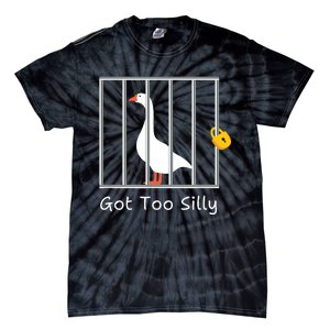 Funny Got Too Silly Silly Goose Tie-Dye T-Shirt