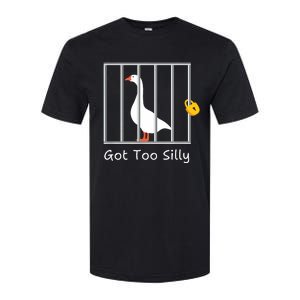 Funny Got Too Silly Silly Goose Softstyle CVC T-Shirt