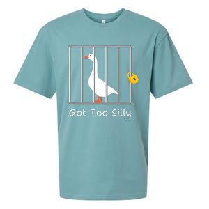 Funny Got Too Silly Silly Goose Sueded Cloud Jersey T-Shirt