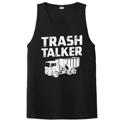 Funny Garbage Truck Trash Talker Recycling Garbage Cool Gift PosiCharge Competitor Tank