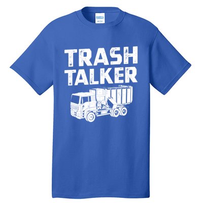 Funny Garbage Truck Trash Talker Recycling Garbage Cool Gift Tall T-Shirt