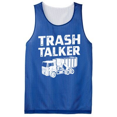 Funny Garbage Truck Trash Talker Recycling Garbage Cool Gift Mesh Reversible Basketball Jersey Tank