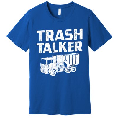 Funny Garbage Truck Trash Talker Recycling Garbage Cool Gift Premium T-Shirt