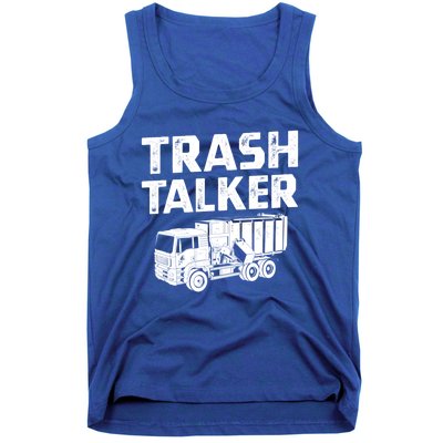 Funny Garbage Truck Trash Talker Recycling Garbage Cool Gift Tank Top