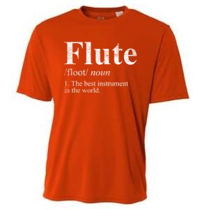 Flute Gift The Best Instrut In The World Cooling Performance Crew T-Shirt