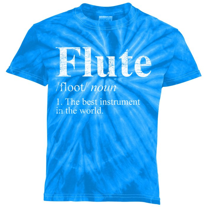 Flute Gift The Best Instrut In The World Kids Tie-Dye T-Shirt