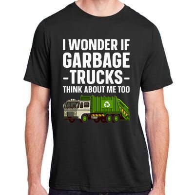 Funny Garbage Truck Art Trash Garbage Truck Adult ChromaSoft Performance T-Shirt