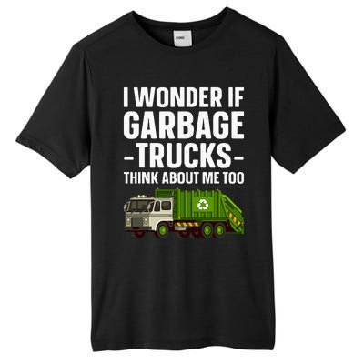 Funny Garbage Truck Art Trash Garbage Truck Tall Fusion ChromaSoft Performance T-Shirt